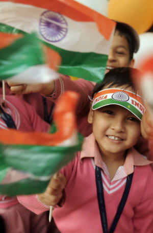 child-with-flag