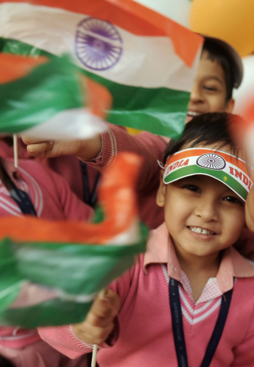 child-with-flag