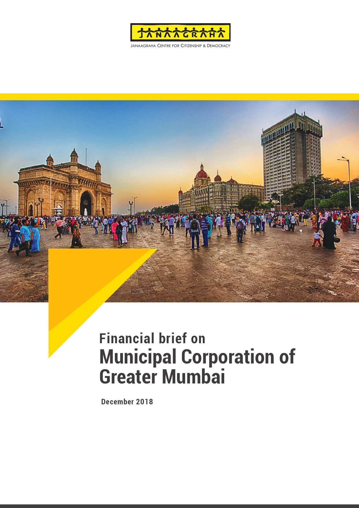Municipal Corporation ofGreater Mumbai – Report