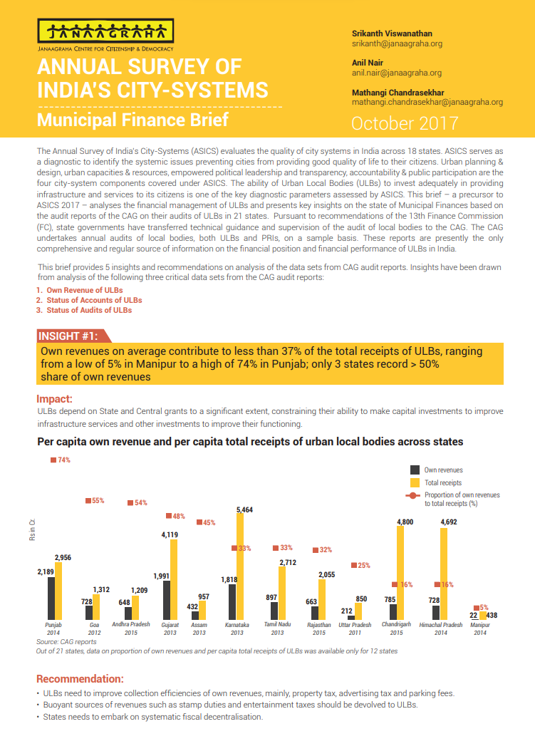 Municipal FinanceBrief – ASICS